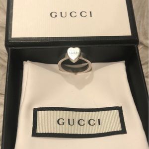 Authentic Gucci Heart Ring